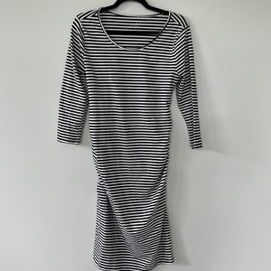 3/4 Length Sleeve Maternity Dress